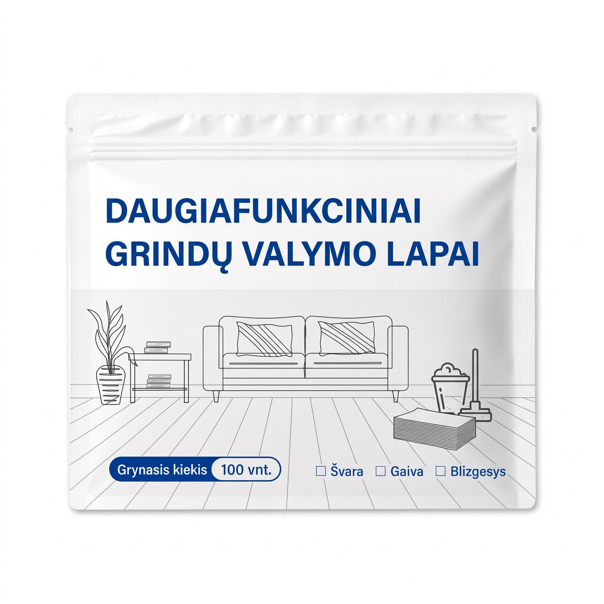 Grindų valymo lapeliai – 12